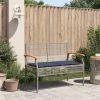 Garden Bench Grey, Brown, Navy Blue