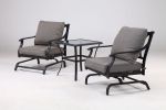 Grand Patio Metal Rocking Chairs Patio Chairs Bistro Sets Indoor Outdoor Chat Set A Comfortable Shake of 5-10° Unique Design Patio Set Wrought Iron Ch
