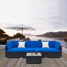 7 pcs /6 pcs/5 pcs/4 pcs Outdoor Weaving Rattan Sofa Set XH (size: 5 PCS)