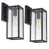 2 Pack outdoor wall light