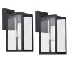 2 Pack outdoor wall light