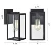 2 Pack outdoor wall light