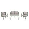 U_STYLE Durable and Comfortable Outdoor Seating Set,Suitable for Patios, Lawns, and Poolsides