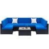7 pcs /6 pcs/5 pcs/4 pcs Outdoor Weaving Rattan Sofa Set XH